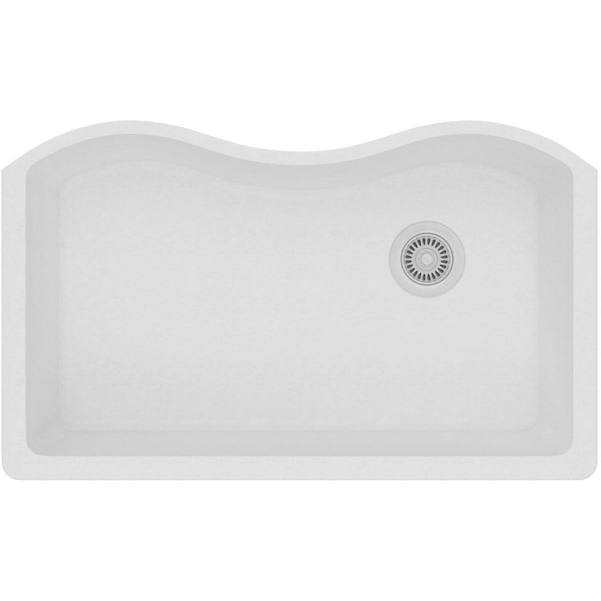 Elkay ELGUS3322RGY0 Quartz Classic Single Bowl Undermount Sink, Dusk Gray