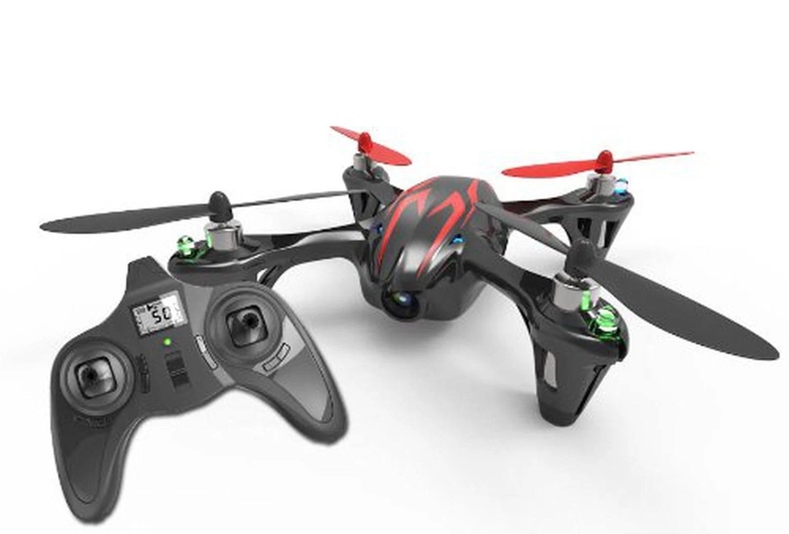Hubsan X4 2.4 GHz 4-Channel RC Quad Copter with Camera - Black/Red
