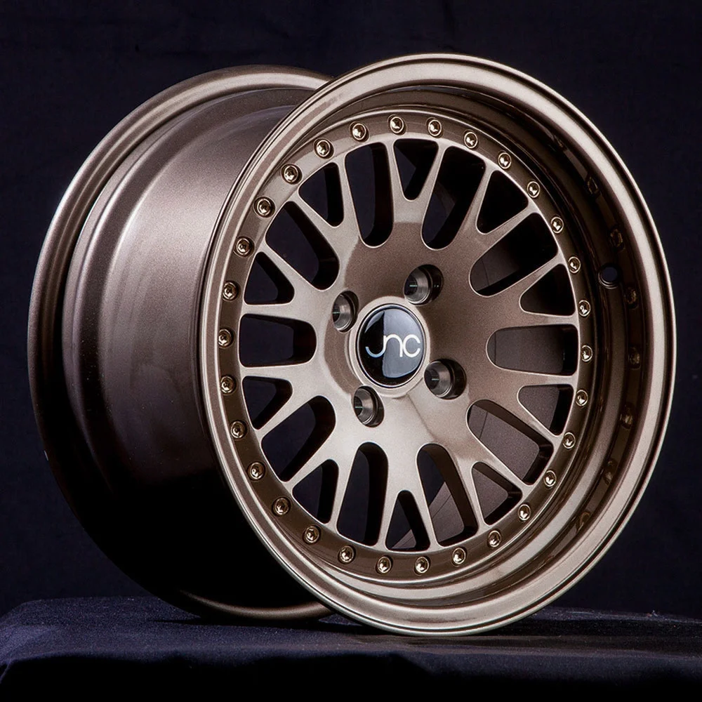 For 17x8 inch (1 Single Wheel Only) JNC Wheels - 17" JNC001 Gloss Bronze Rim - 4x100/4x114.3 JNC Wheels-40547060108