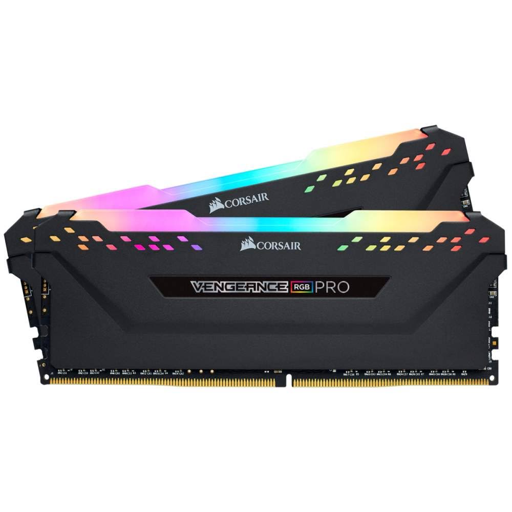 Corsair - Vengeance RGB Pro 32GB (2x16GB) DDR4 3600 (PC4-28800) C18 Desktop Memory