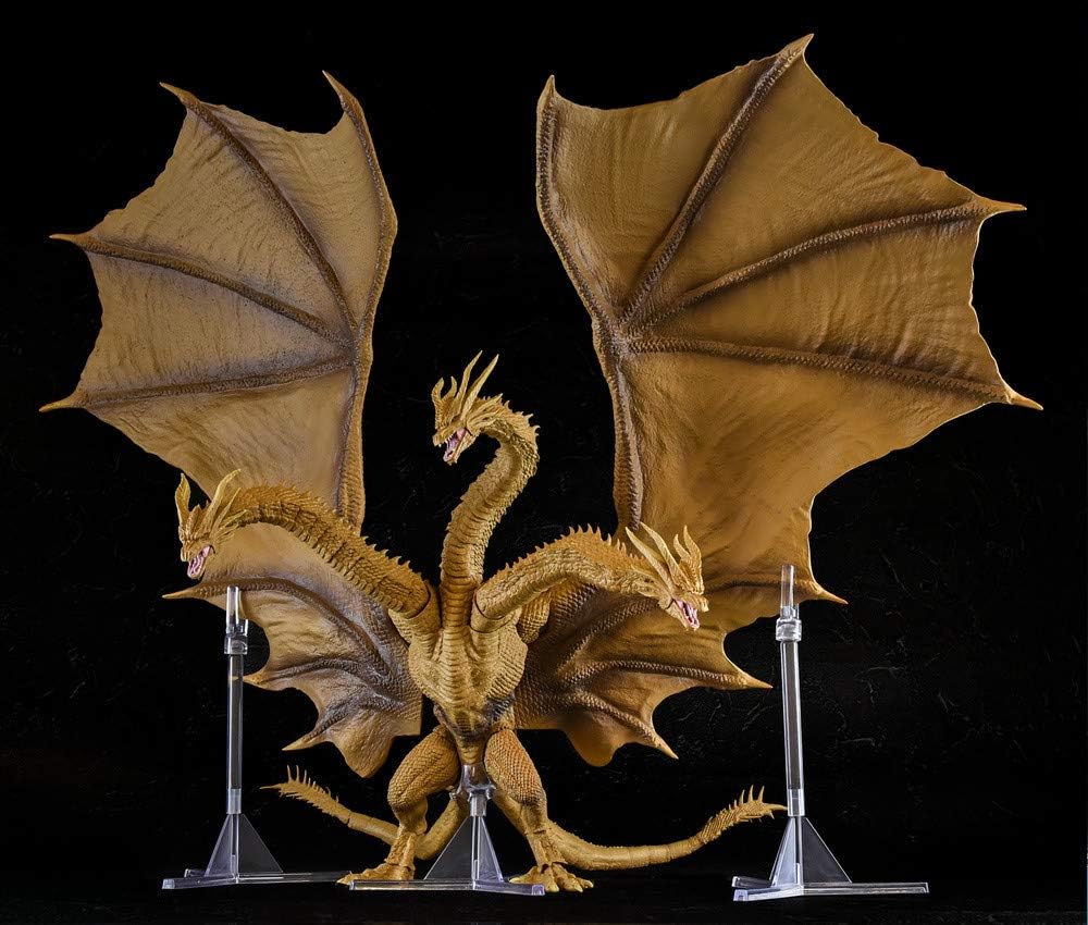 TAMASHII NATIONS Bandai S.H. MonsterArts King Ghidorah 2019 "Godzilla: King of The Monsters Action Figure