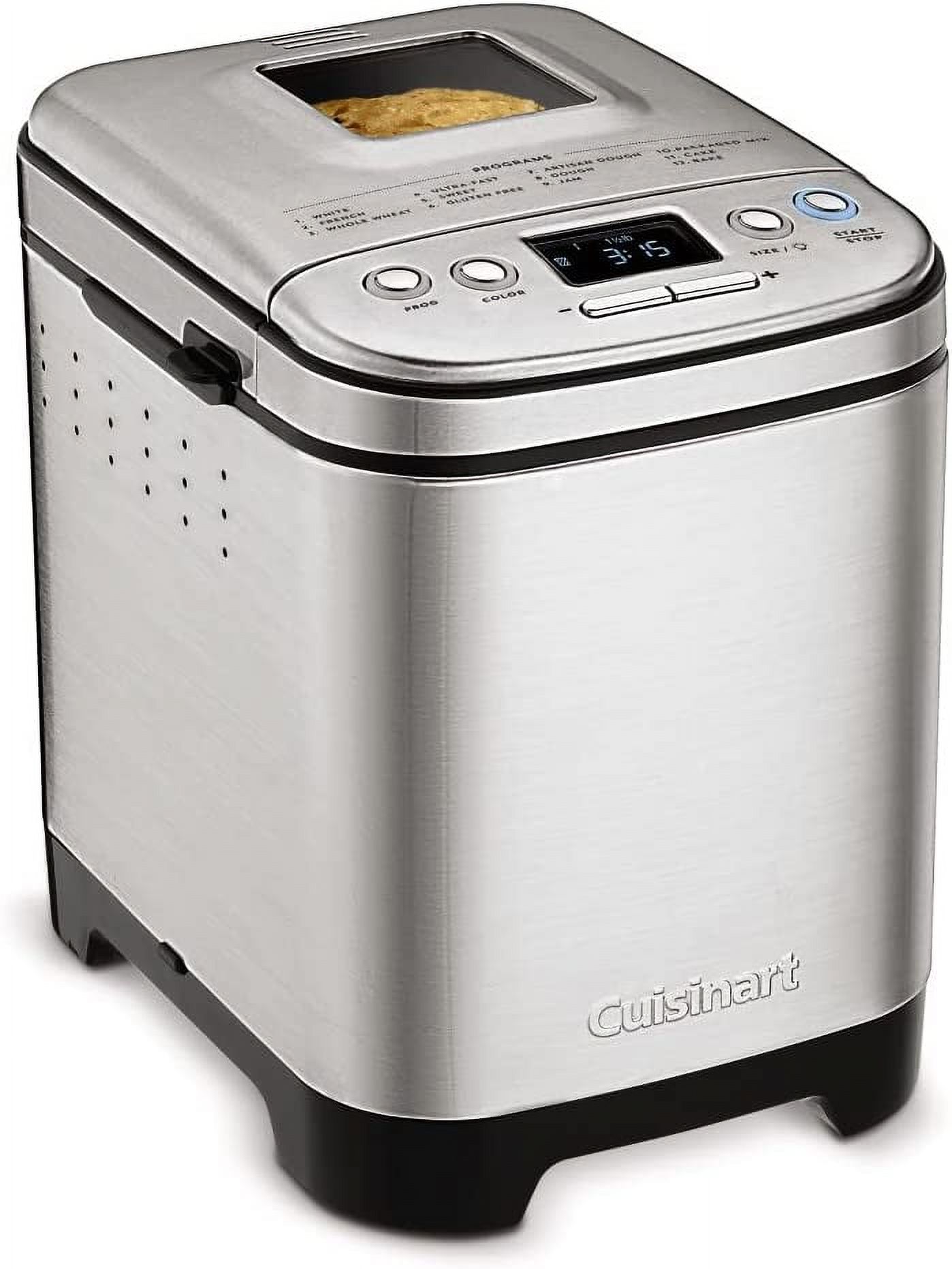 YONG Bread Maker Machine, Compact and Automatic, Customizable Settings, Up to 2lb Loaves, CBK-110P1, Silver,Black & Baking Sheet, 17 Inch Sheet Pan for Baking, Bronze, AMB-17BSBZ