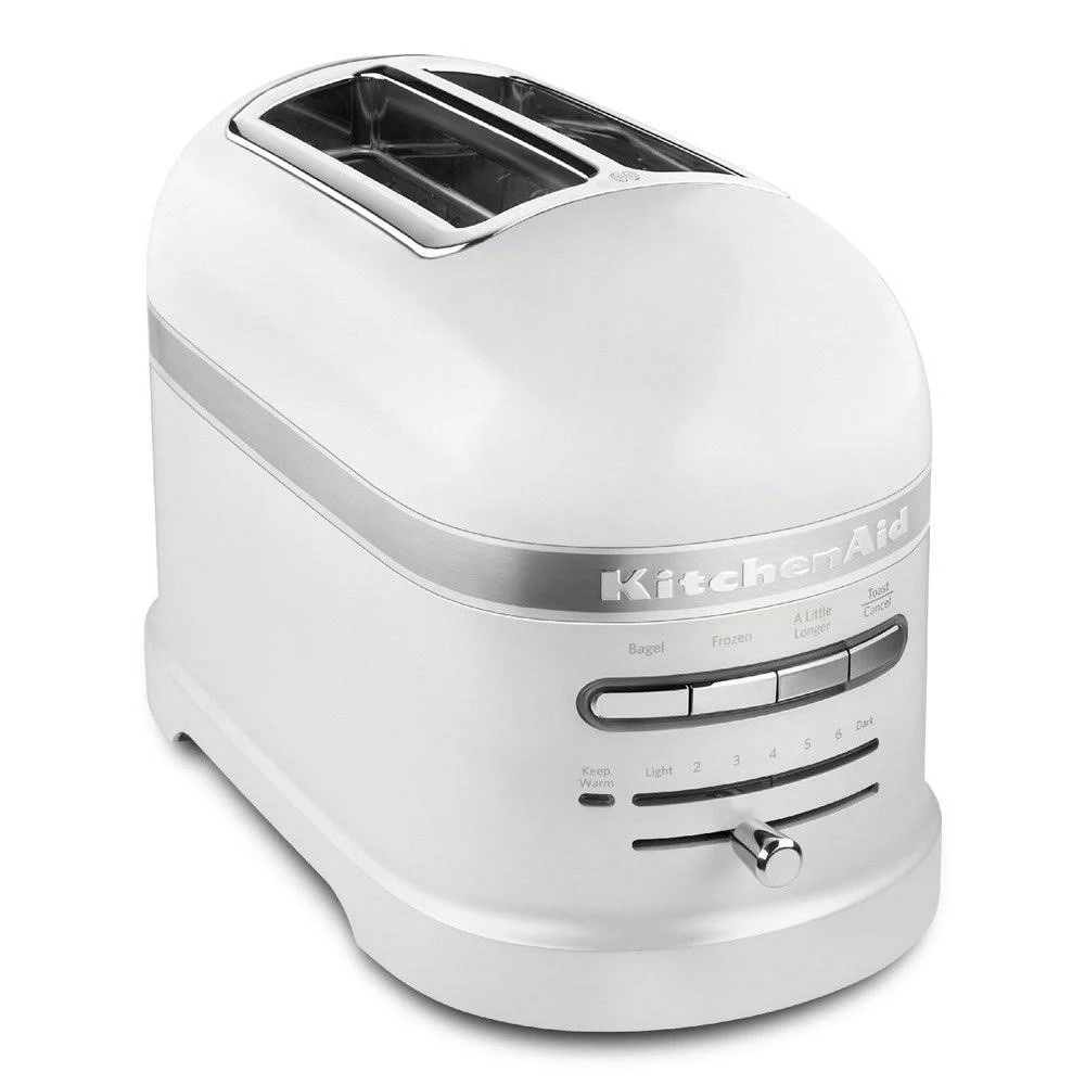 KitchenAid Pro Line 2-Slice Automatic Toaster - Sugar Pearl Silver (Color: Black)