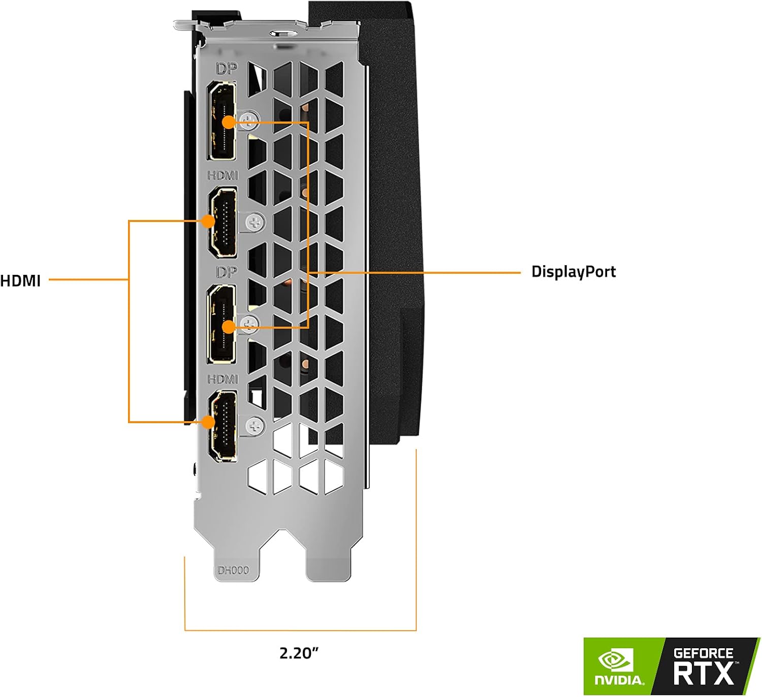 GIGABYTE AORUS GeForce RTX 3060 Ti Elite 8G (REV2.0) Graphics Card, 3X WINDFORCE Fans, LHR, 8GB 256-bit GDDR6, GV-N306TAORUS E-8GD REV2.0 Video Card