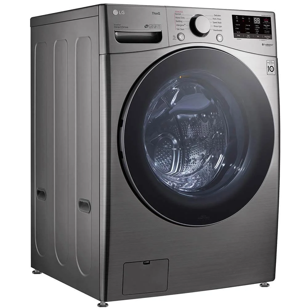 Lg Wm3600ha 27" Wide 4.5 Cu. Ft. Energy Star Rated Front Loading Washer - Graphite Steel