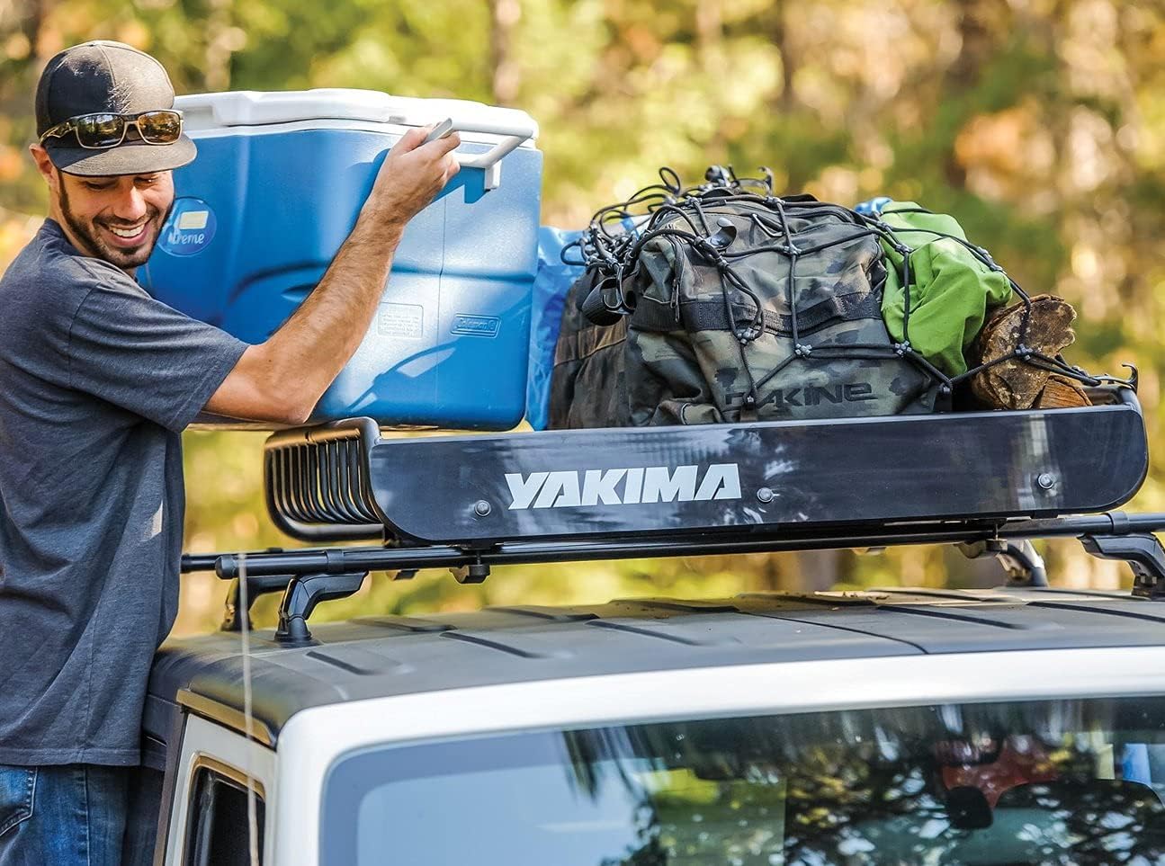 YAKIMA - LoadWarrior, Rooftop Cargo Basket for Equipment and Gear Storage