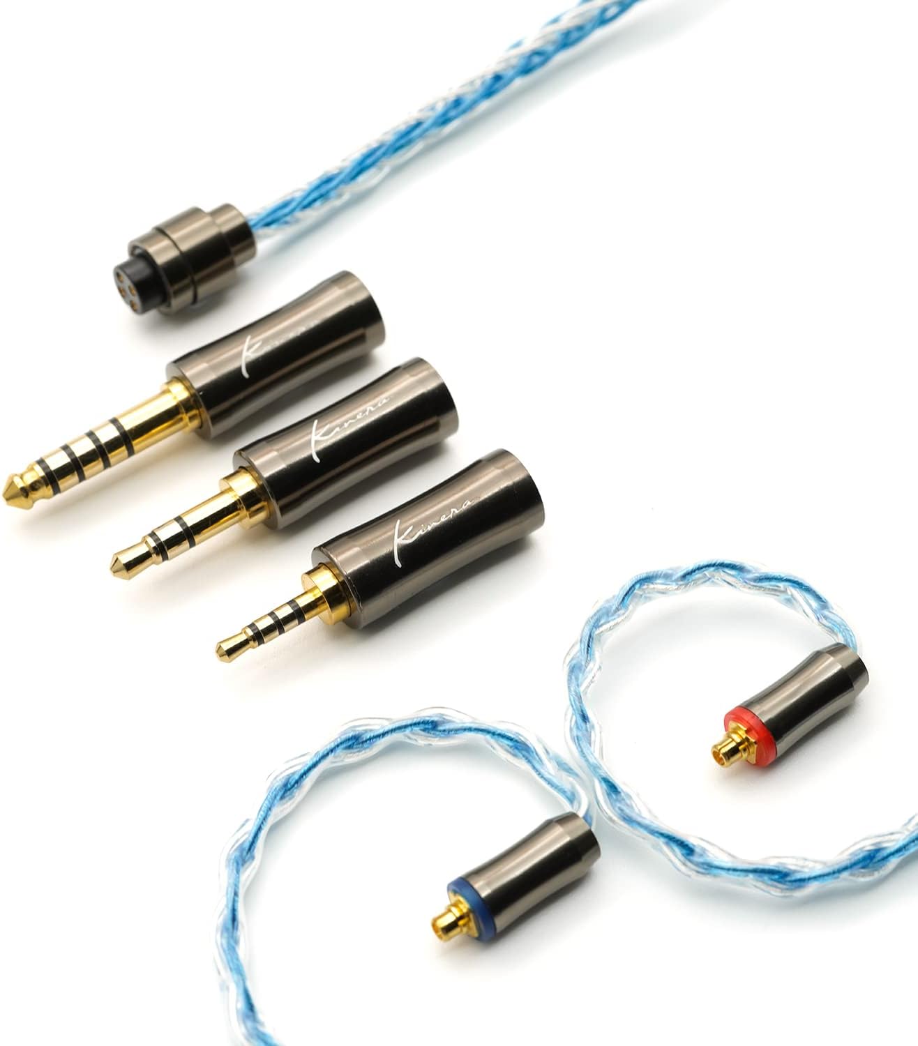 Kinera Ace Modular Upgrade Cable, OFC+OFC with Silver Plated 8 Core IEM Cable (0.78 2PIN)