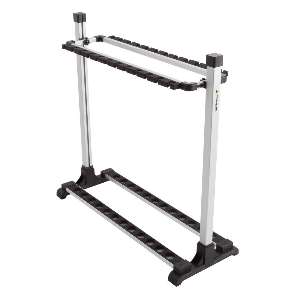 Fishing Rod Rack- Aluminum Freestanding Floor Storage, Organizer