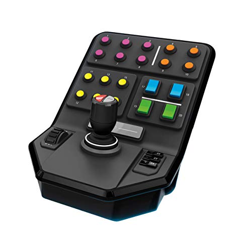 Logitech G Farm Simulator Heavy Equipment Bundle (2nd Generation), Steering Wheel Controller for Farm Simulation 2025 (and Previous Versions), Wheel, Pedals, Vehicle Side Panel Control Deck for PC