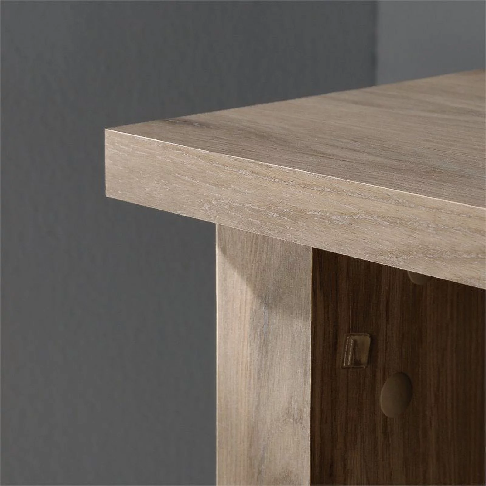 Allora Contemporary Wood Bedroom Armoire in Laurel Oak