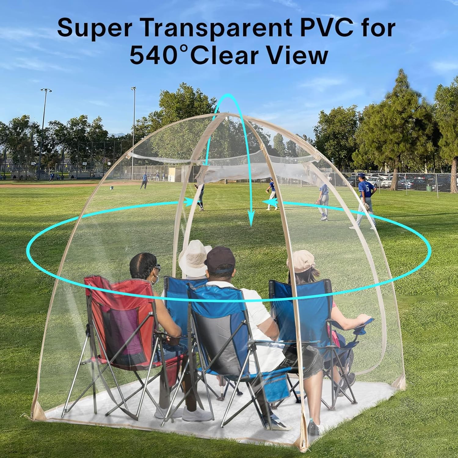 Tent Clear Bubble Tent Weatherproof Pod Tent Winter Pop up Tent for Outside Tent Cold Weather Tent