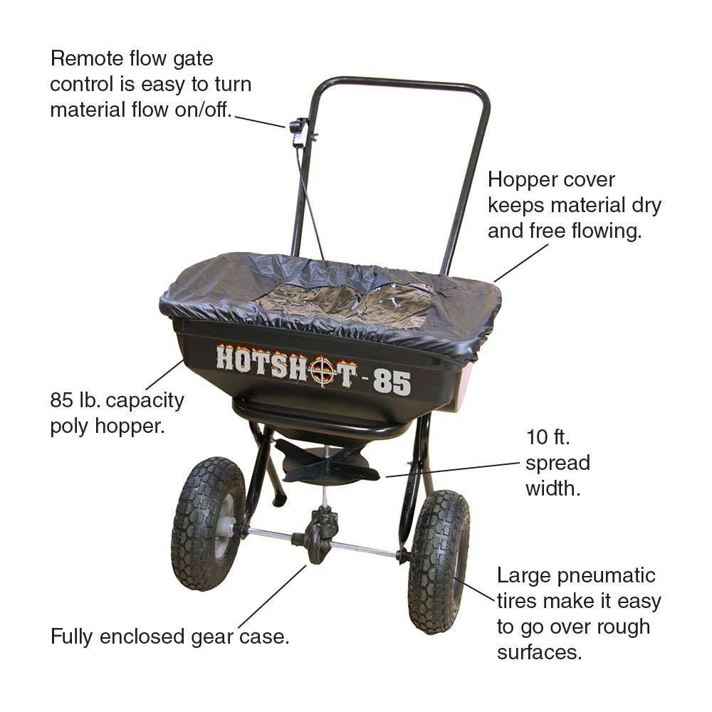 Meyer 38115 Hotshot 85 lb. Capacity Salt Spreader