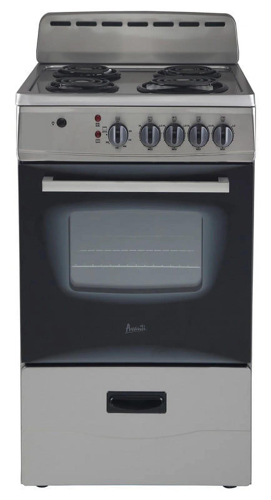 AVANTI ER20P35G STAINLESS STEEL 20 INCH ELECTRIC RANGE