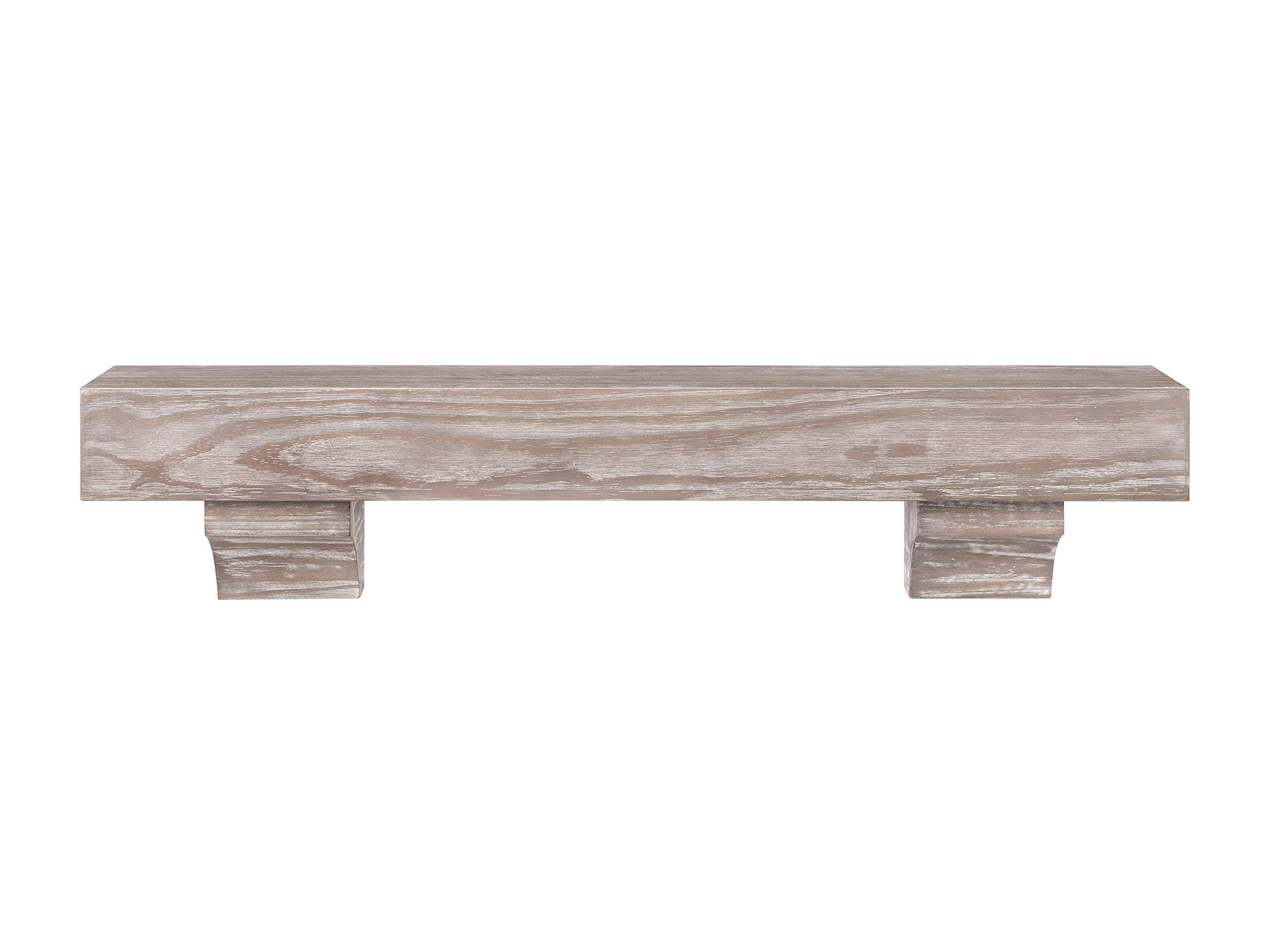Pearl Mantels 412-72-09 The Shenandoah 72x22 Shelf or Mantel Shelf Farmhouse Distressed Finish