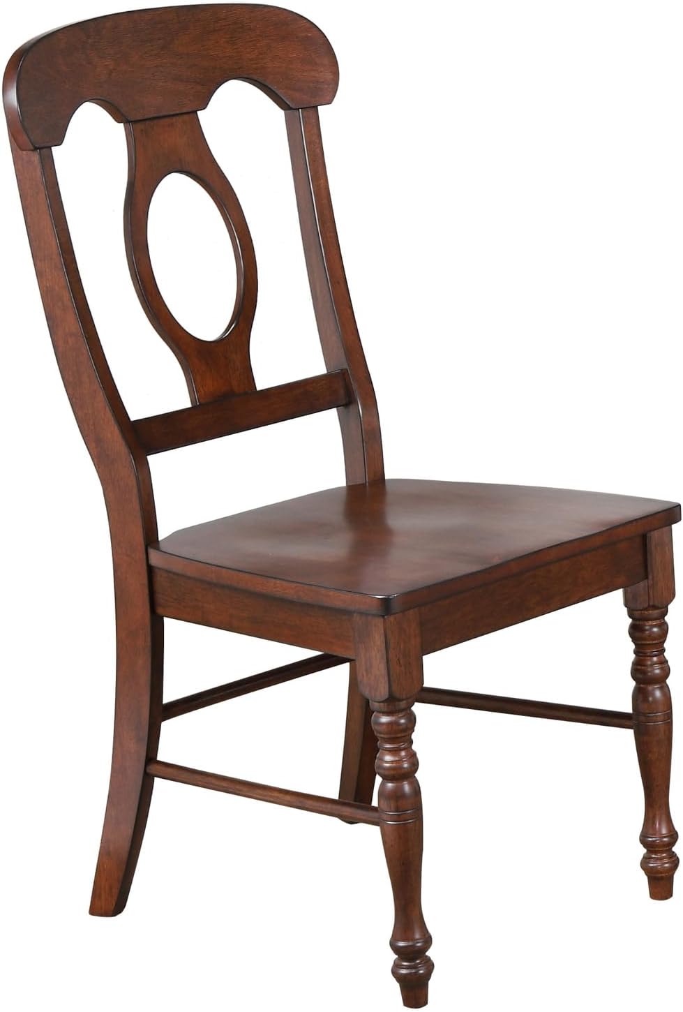 Art Deco Dreams 3 Piece 42" Round Extendable Drop Leaf Dining Table Set, Chestnut Brown, Coastal Cool Chairs, Seats 4