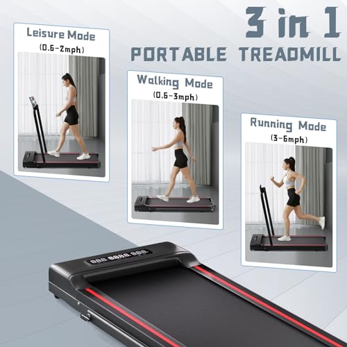 Walking Pad,Under Desk Treadmills for Home,3 in 1 Portable Walking Pad