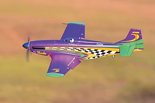 Fms Rc Planes for Adults 6 Channel Remote Control Airplane 1100mm P-51 VD Mustang Voodoo Hobby Rc Plane Without Reflex V2 PNP (No Radio, Battery, Charger)