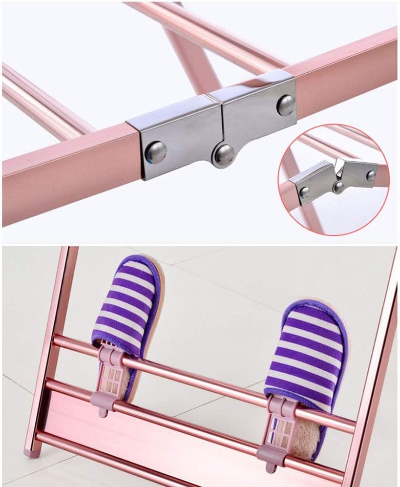 Folding Space-Saving hes Airer for Utility Room & Kitchen Drying Rack with Plenty of Space for Laundry for Easy Storage