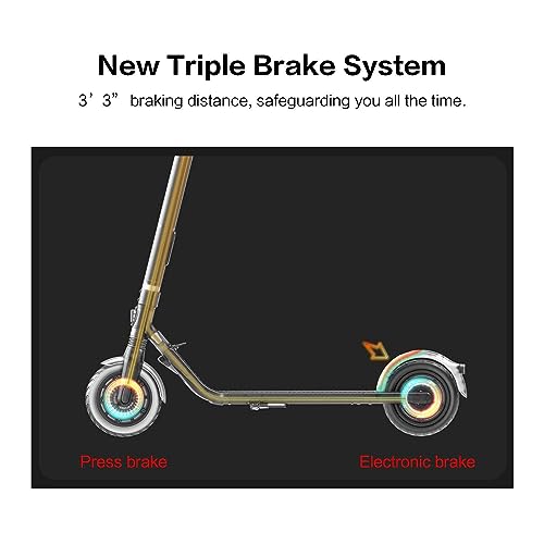 Segway Ninebot Foldable Electric Scooter, w/t Powerful Motor, Long Range, Cruise Control, ‎E Scooter for Adults, UL-2272 2271 Certified