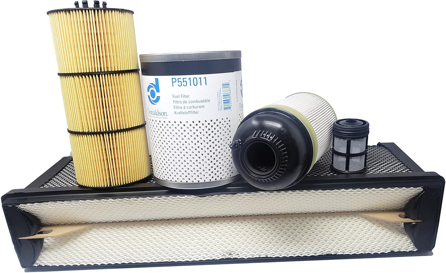 Freightliner Cascadia DD Series Oil, Air, FWS and Fuel Filter Kit (13-up) Donaldson
