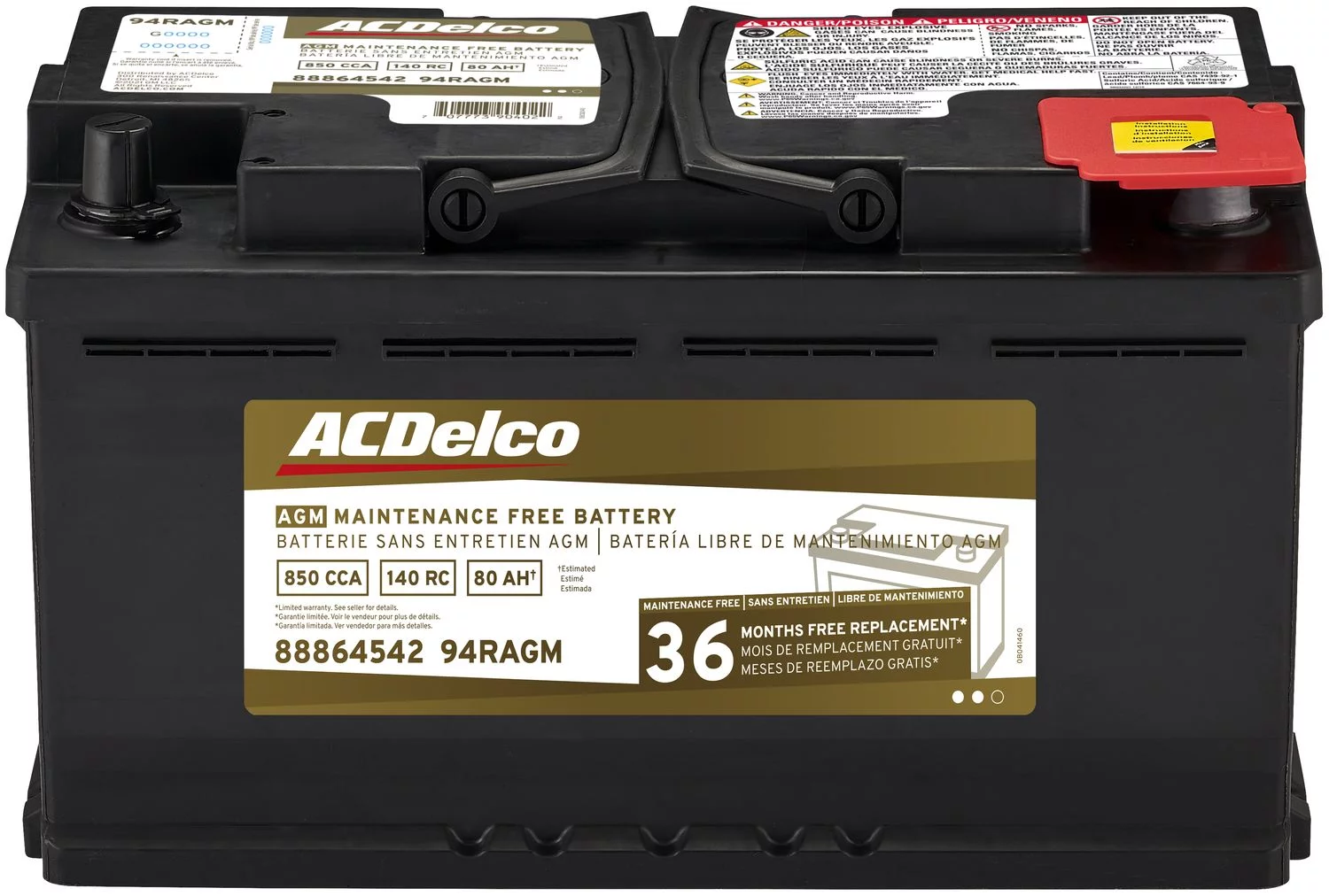 ACDelco AGM Automotive BCI Group 94R Battery 94RAGM