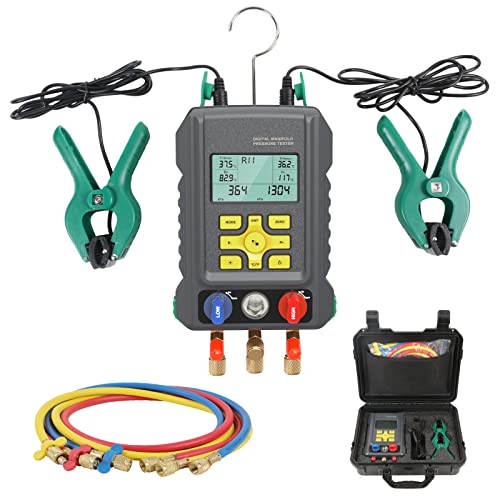 Digital HVAC Manifold Gauge Set Upgraded AC Pressure Gauge Set