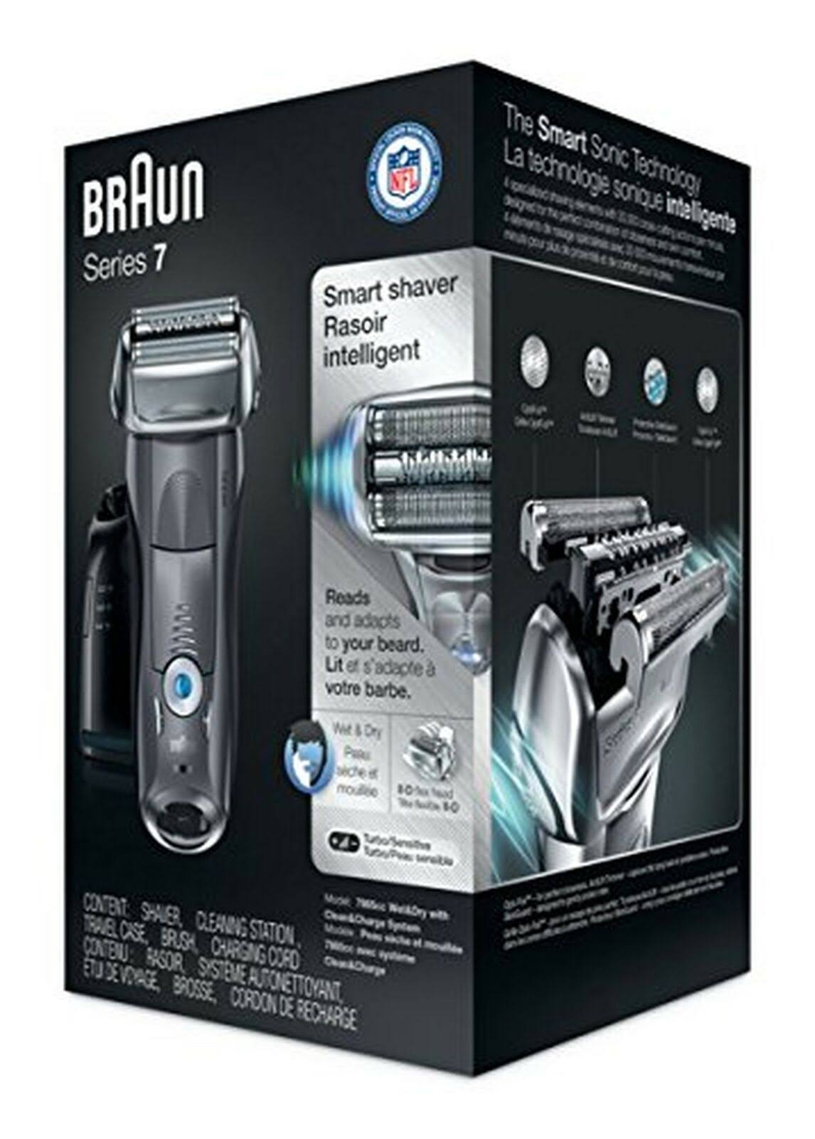 Braun 7865cc Series 7 Wet u0026 Dry Electric Razor, Shaver for Men