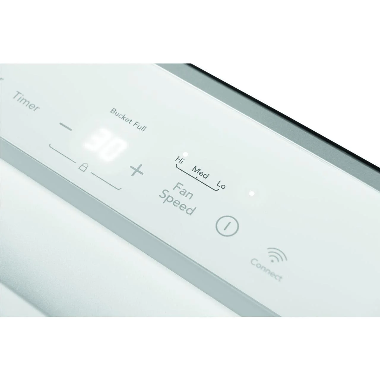 Frigidaire 50-Pint  1200 Sq ft Smart Portable Dehumidifier with Wi-Fi in White