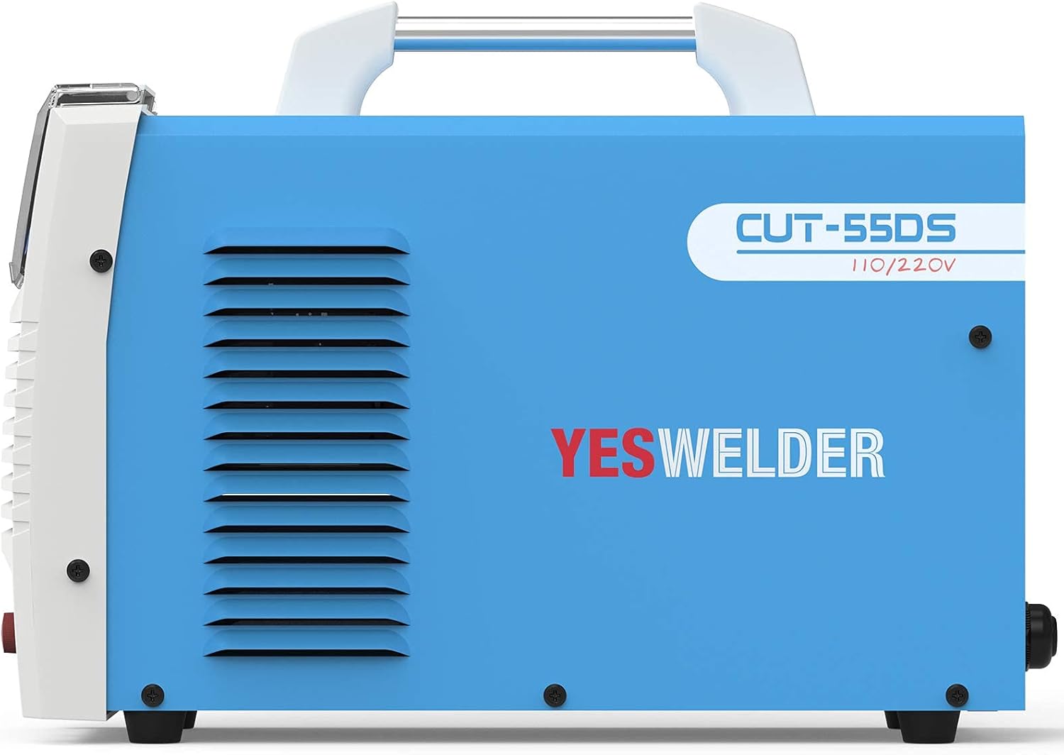 YESWELDER CUT-55DS 55Amp Non-Touch Pilot Arc Air Plasma Cutter 1/2 Inch Clean Cut, Digital 110/220V Dual Voltage IGBT Inverter Plasma Cutting Machine with ETL Approved