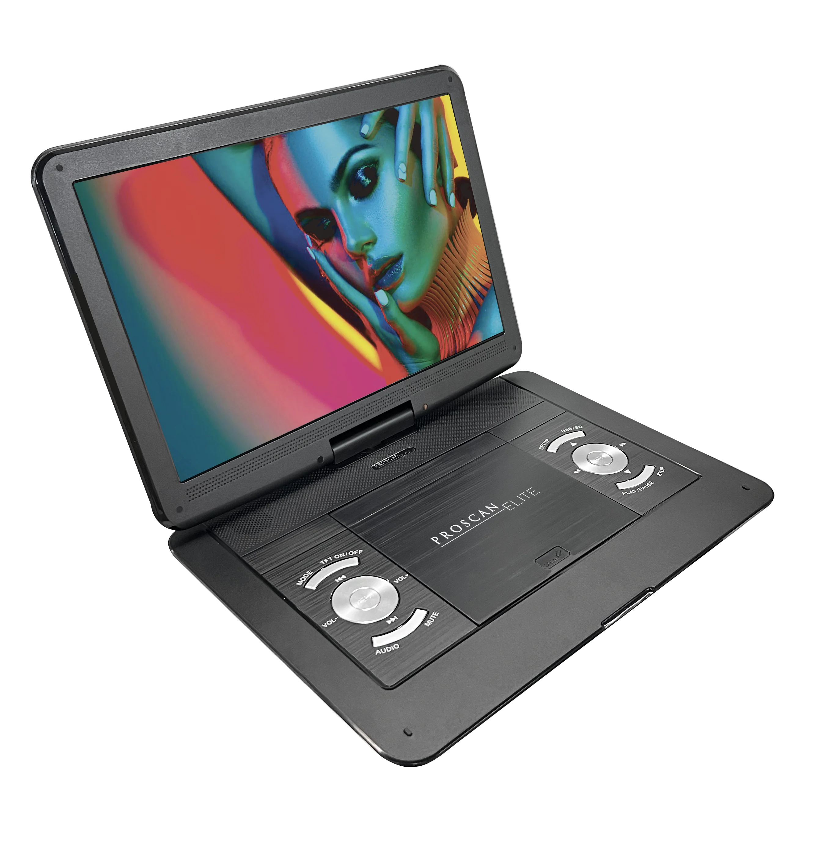 Proscan Elite 13.3 Portable DVD Player, PEDVD1332, Black