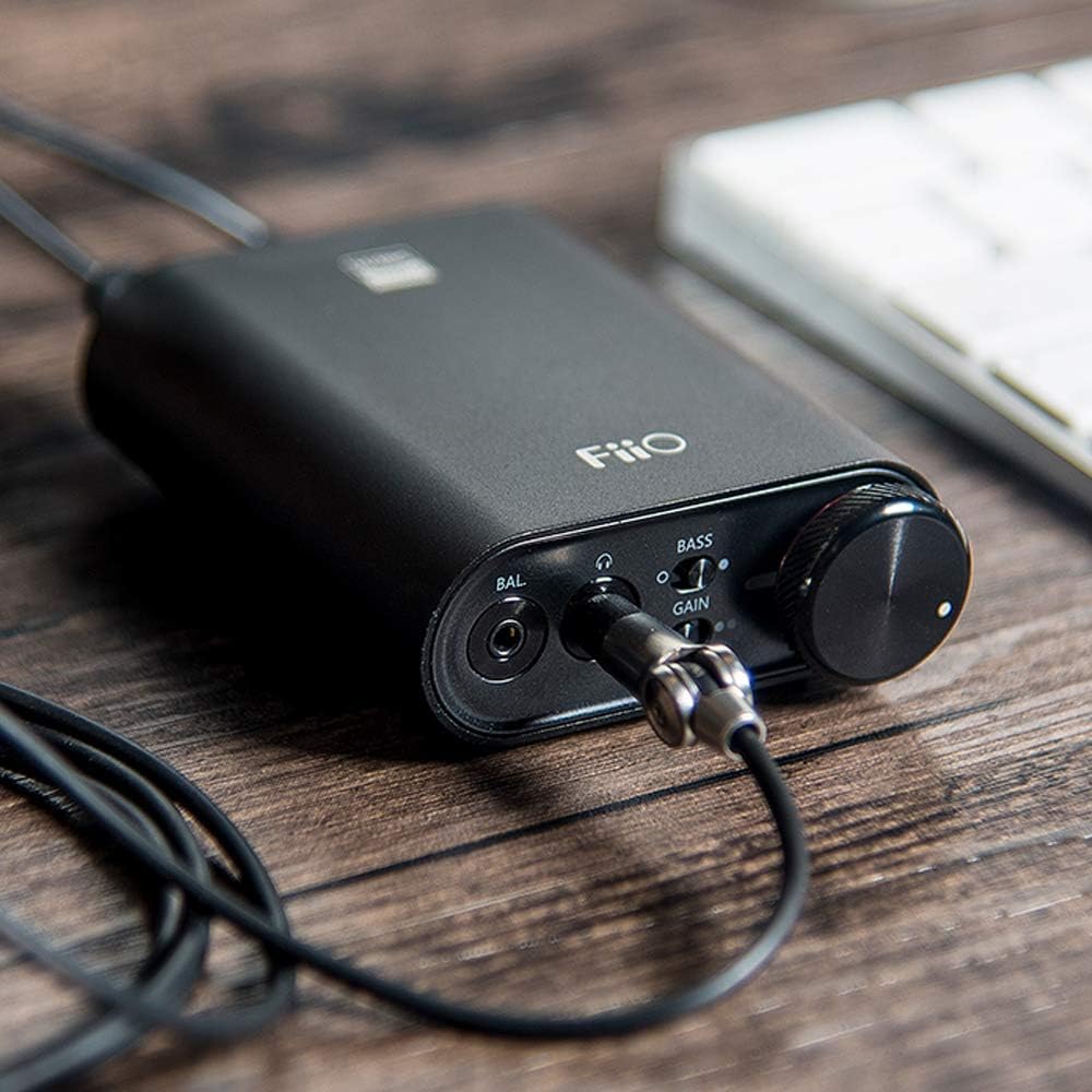 FiiO New K3 Headphone Amplifier High Resolution 384kHz/32bit PCM DSD256 USB-C DAC for Home and Computer Coaxial and Optical Digital Outs