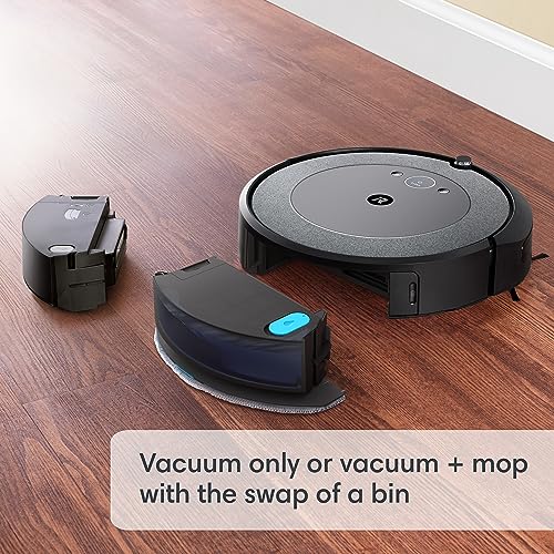 iRobot Roomba i3+ EVO (3550) Self-Emptying Robot Vacuum – Now Clean by Room with Smart Mapping, Empties Itself for Up to 60 Days, Works with Alexa, Ideal for Pet Hair, Carpets​, Roomba i3+