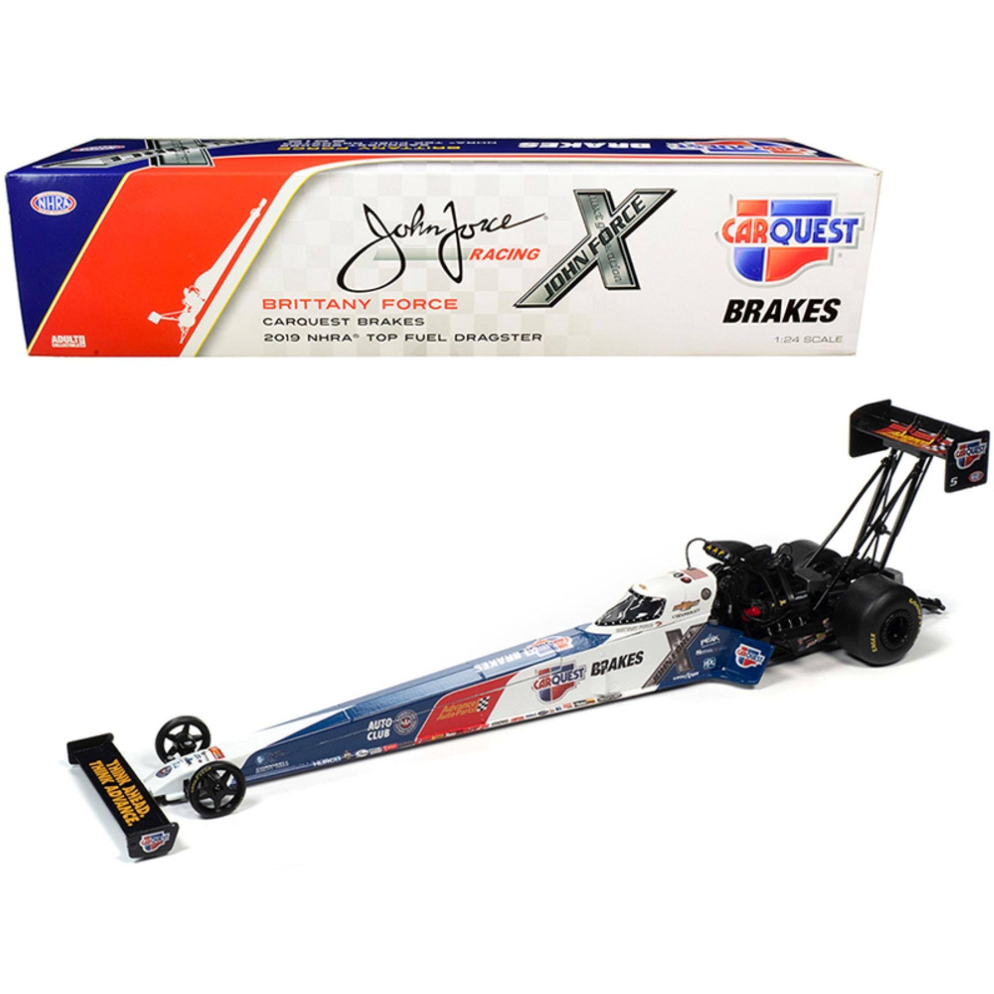 2019 NHRA Funny Car TFD (Top Fuel Dragster) Brittany Force Carquest Brakes John