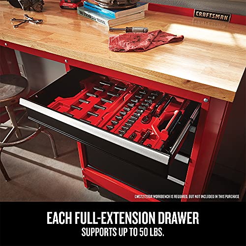 CRAFTSMAN 2000 Series Workbench, 4-Drawer Storage Module (CMST22951RB)