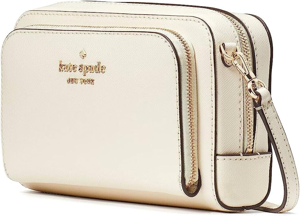 Kate Spade Staci Dual Zip Around Crossbody (Parchment)