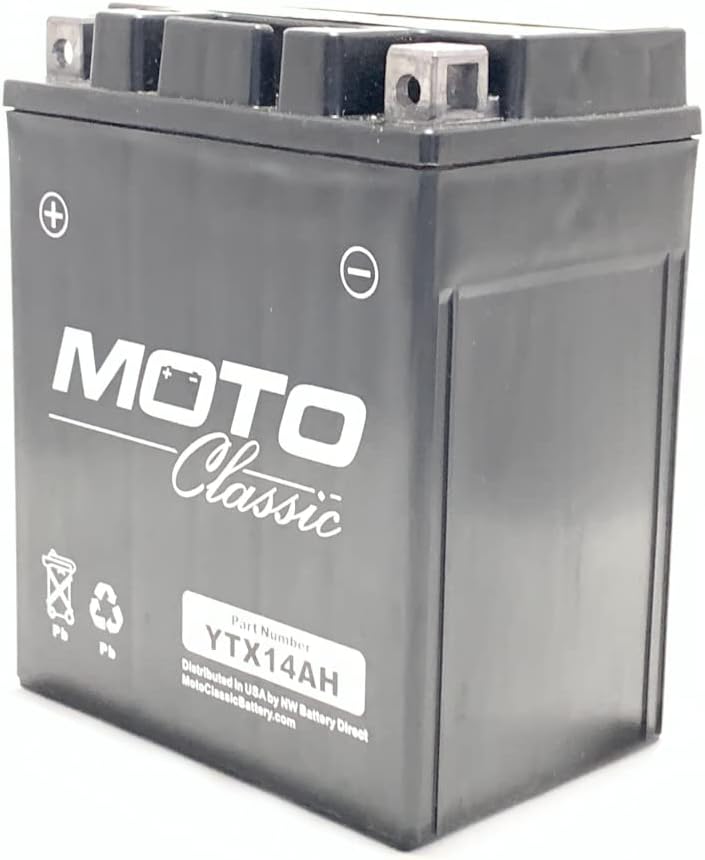 Moto Classic YTX20CH Maintenance Free Sealed AGM 270CCA Battery
