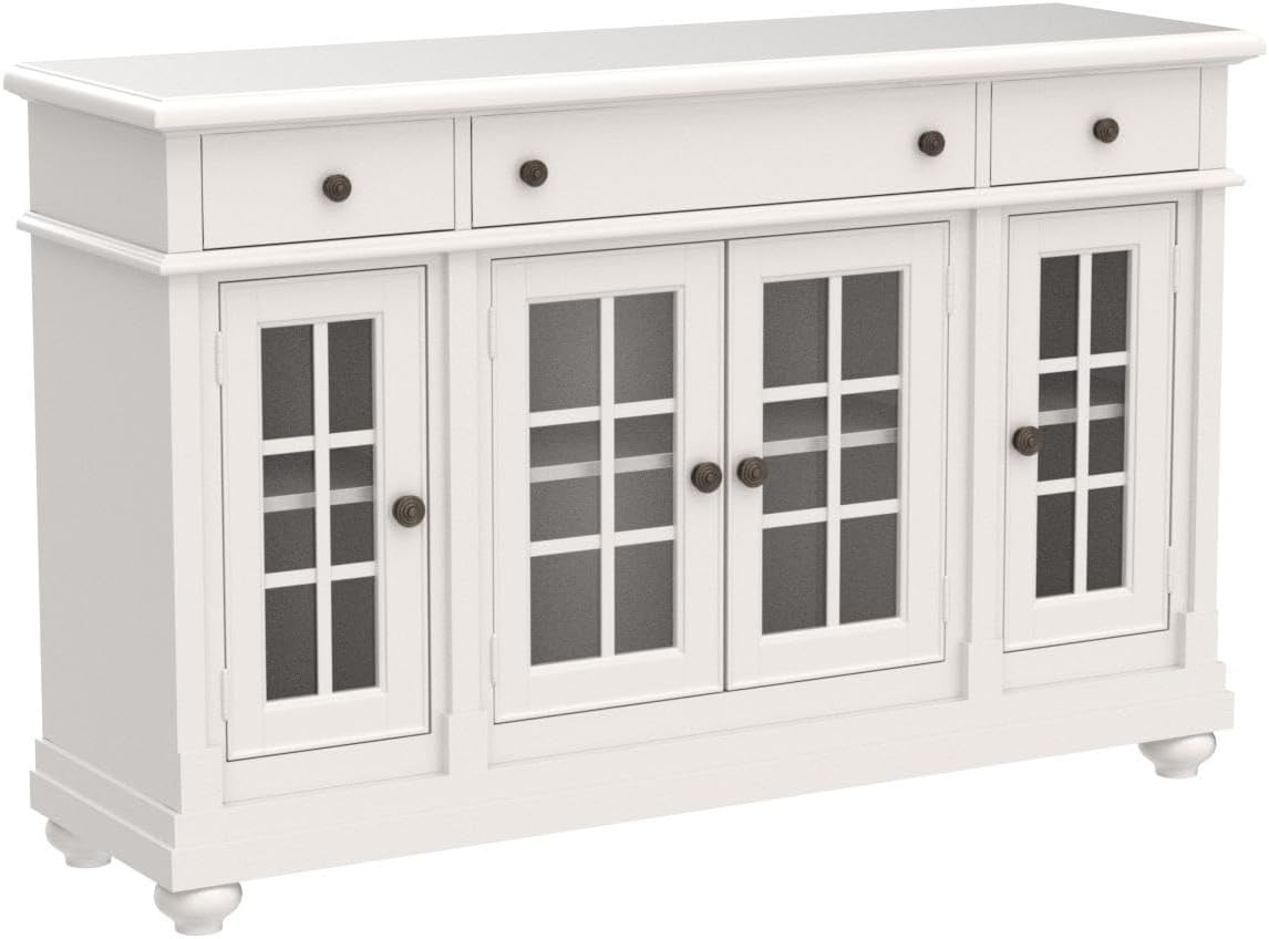 Liberty Furniture Industries Harbor View II Dining Buffet, W66 x D19 x H42, Linen Finish