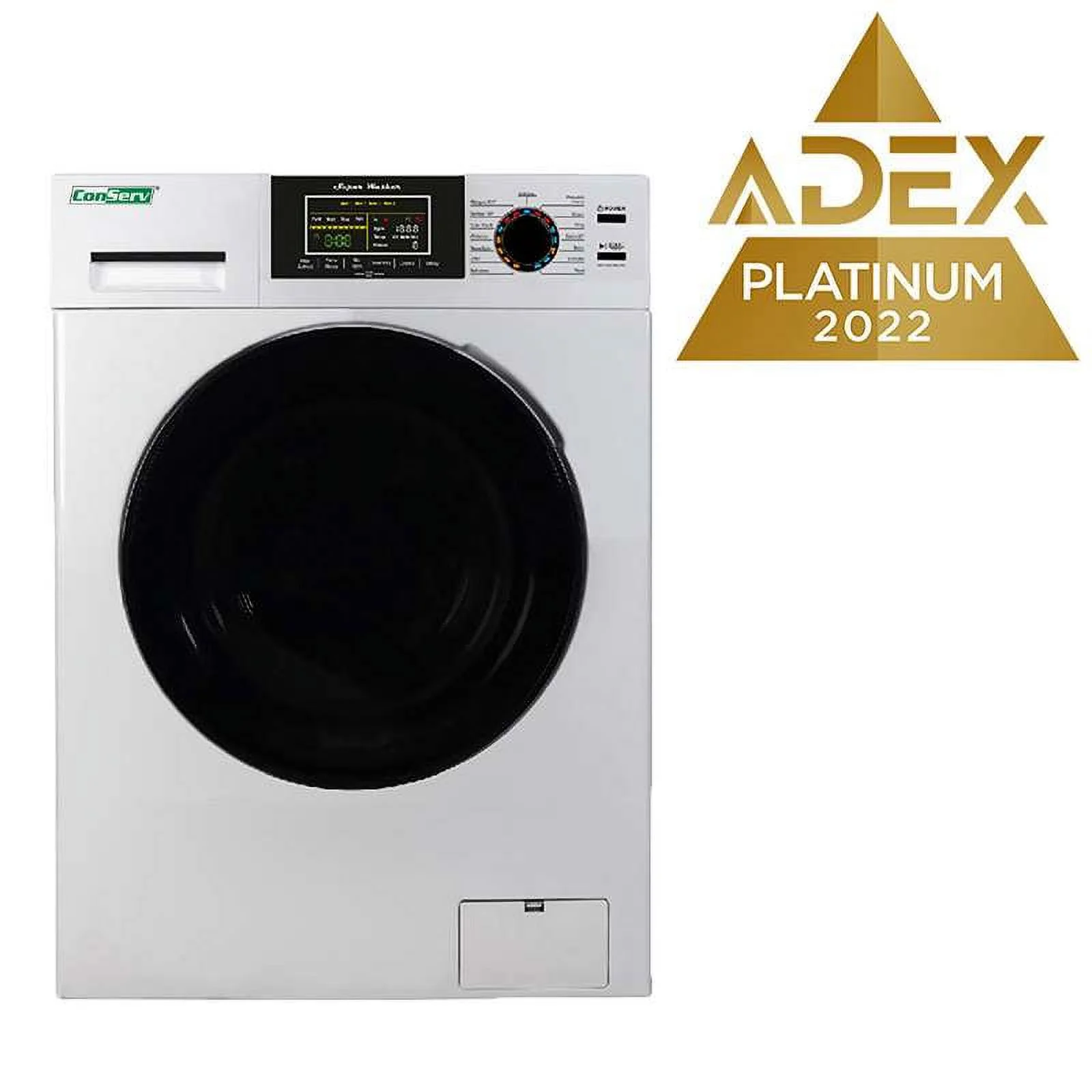Conserv Digital Compact 110V Vented/Ventless 18 lbs Combo Washer Dryer 1400 RPM White