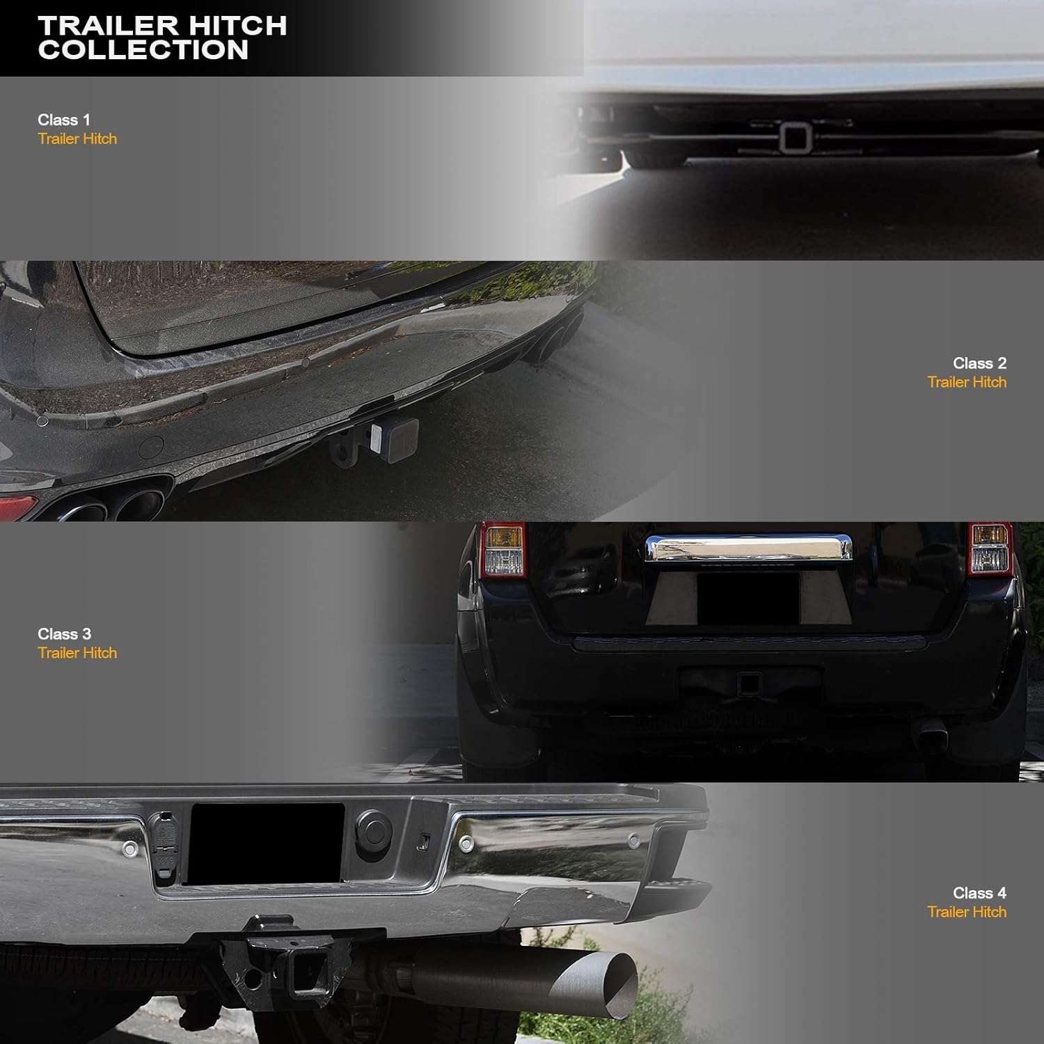 Stehlen 733469488200 Class 3 Trailer Tow Hitch Receiver 2" For 2011-2017 Ford Explorer / 2013-2017 Police Interceptor Utility