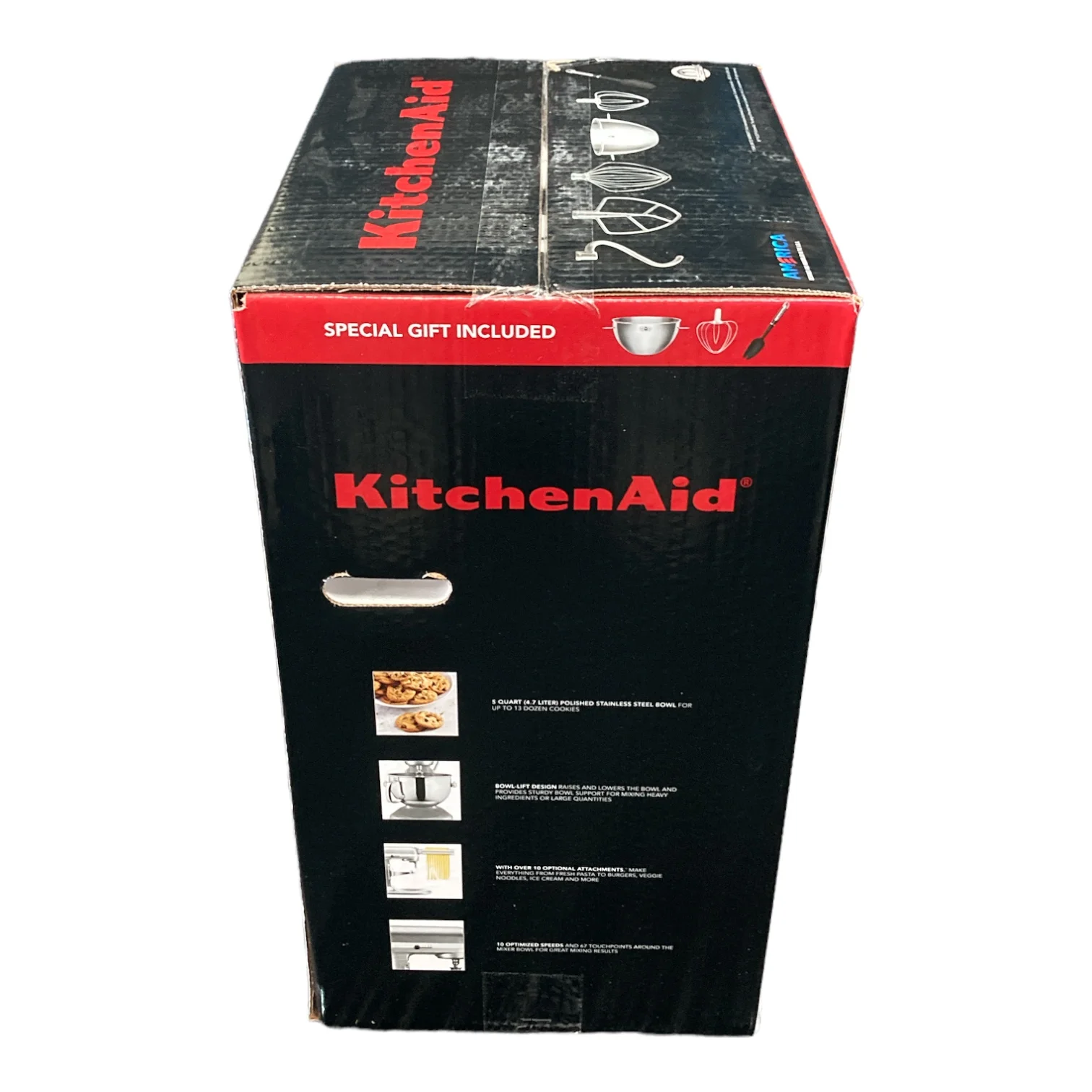 KitchenAid KV25G0XER Professional 5 Plus Series Stand Mixers - Empire Red