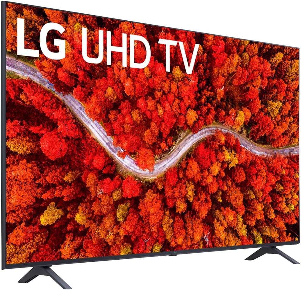 LG 65UP8000PUA 65UP8000PUR 65 Inch Series 4K Smart UHD TV 2021 Bundle with Premiere Movies Streaming 2020 + 37-100 Inch TV Wall Mount + 6-Outlet Surge Adapter + 2X 6FT 4K HDMI 2.0 Cable