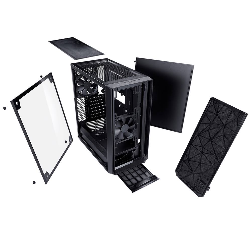 Fractal Design Meshify C-tg Computer Case, Black