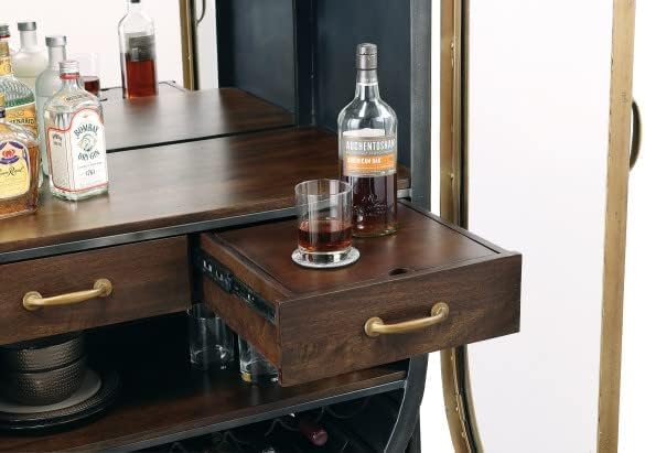Howard Miller Bridgewater Wine & Bar Carbinet II, Black