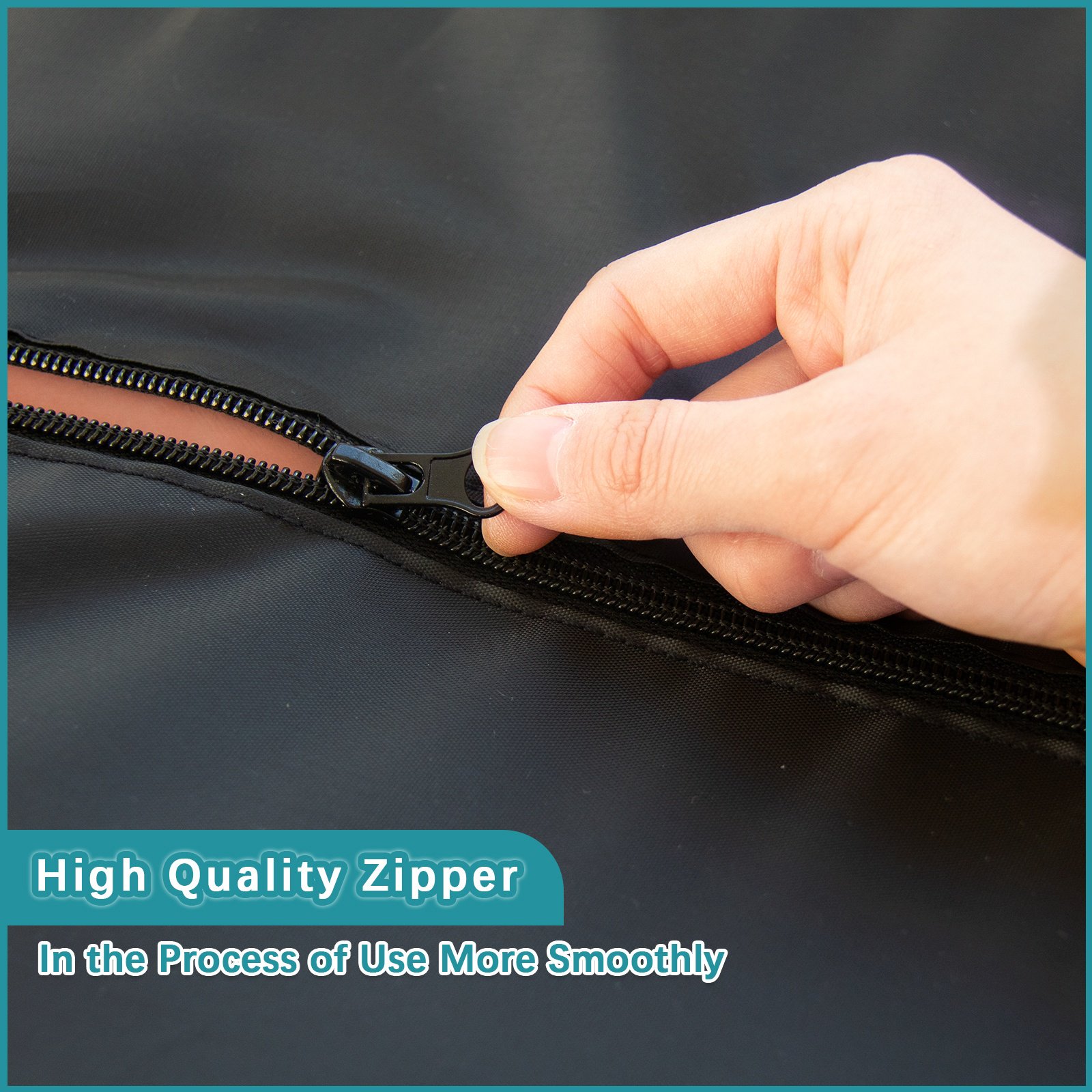6 Pack Heavy Duty Extra Large Moving Bags with Strong Zippers &amp; Carrying Handles, Storage Totes for Space Saving Moving Storage, Fold Flat, Alternative to Moving Box, Under-Bed Storage