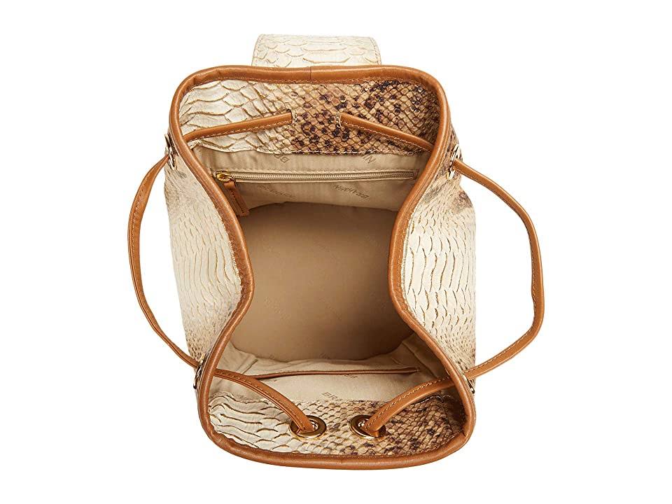 Brahmin Delancy Collection Allie Sling Backpack - Cappuccino