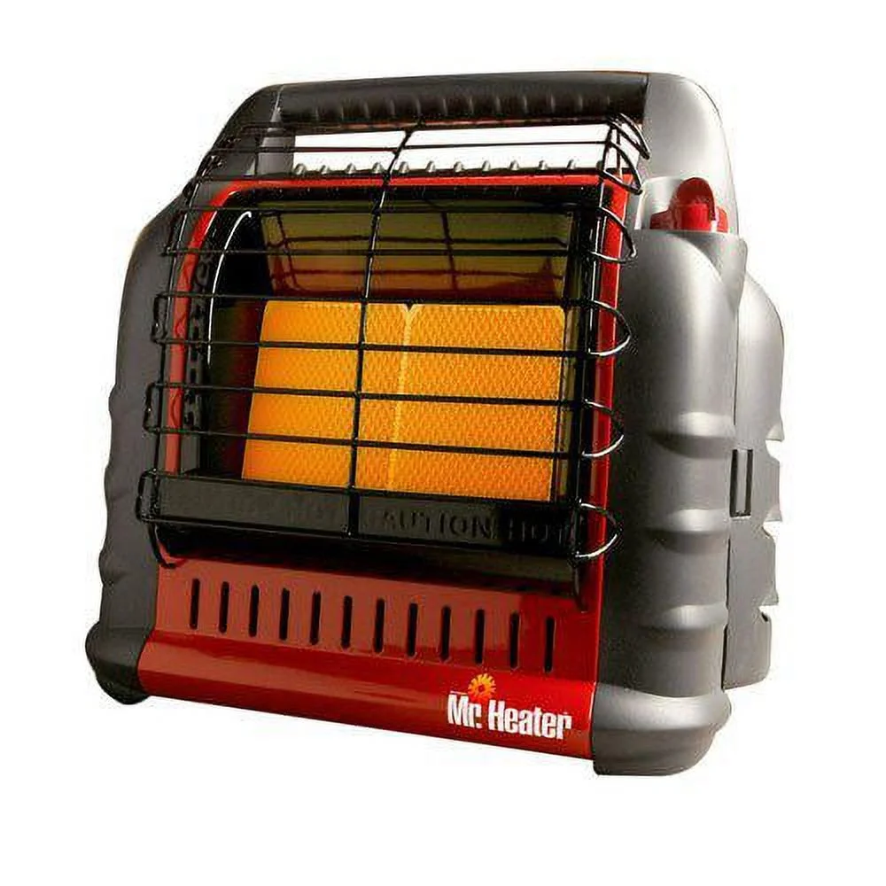 Mr. Heater Portable Big Buddy Propane Heater with Propane Tank Refill Adapter