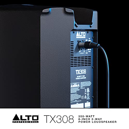 Alto TX312 and TX212S – 700 Watt 12 Inch 2 Way Powered PA Loudspeaker with Signal limiting & 900 Watt 12" Powered Subwoofer with DSP, Class-D Amp