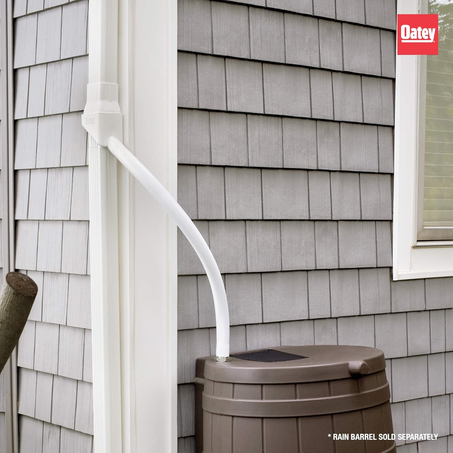 50 Gallon Rain Barrel with Stand and Oatey Mystic Rainwater Collection System