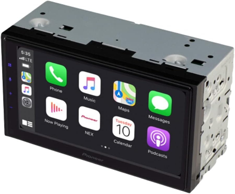 Pioneer DMH-W4660NEX 6.8" Multimedia Receiver (Does not Play CDs) with Bluetooth and Bullet Camera