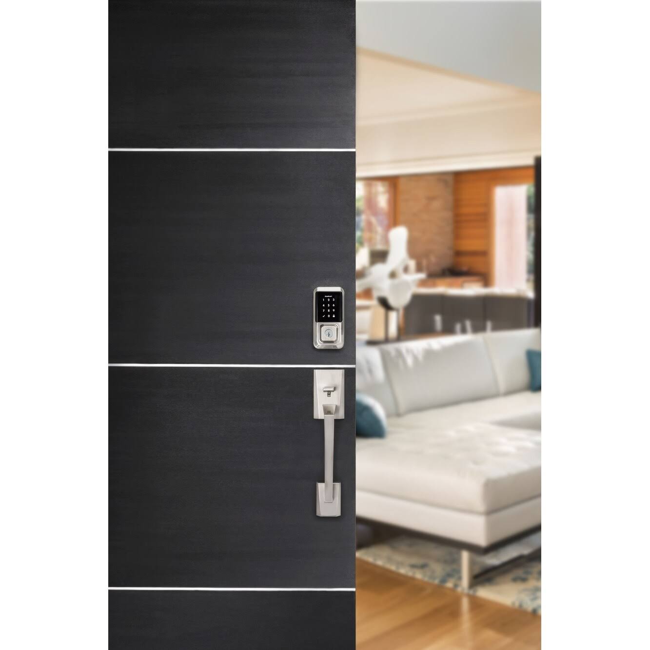 Kwikset Halo Touchscreen Wi-Fi Smart Lock Iron Black